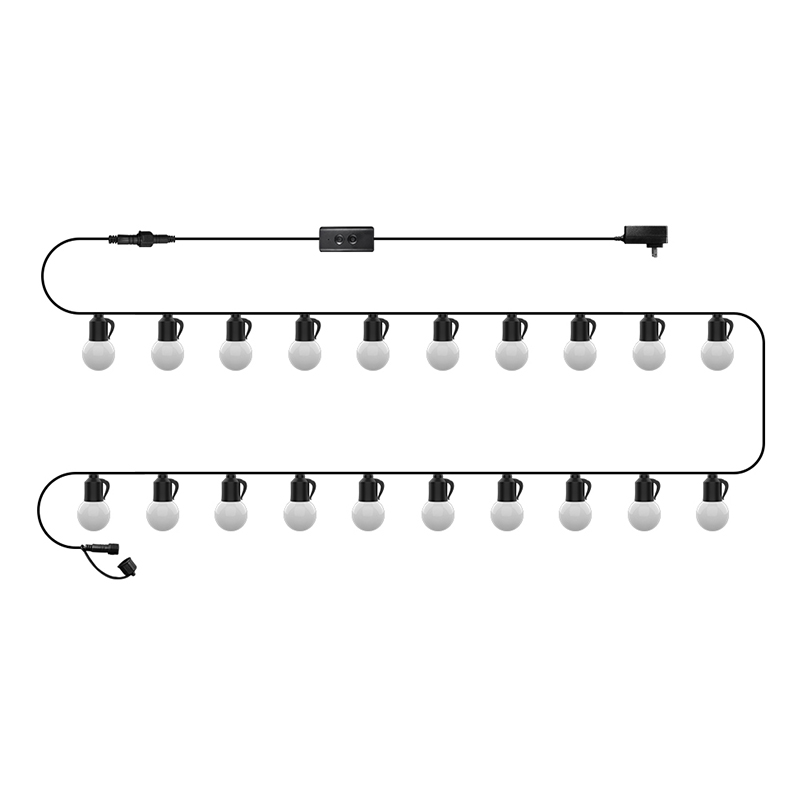 HCP029  G40水晶彩色灯串